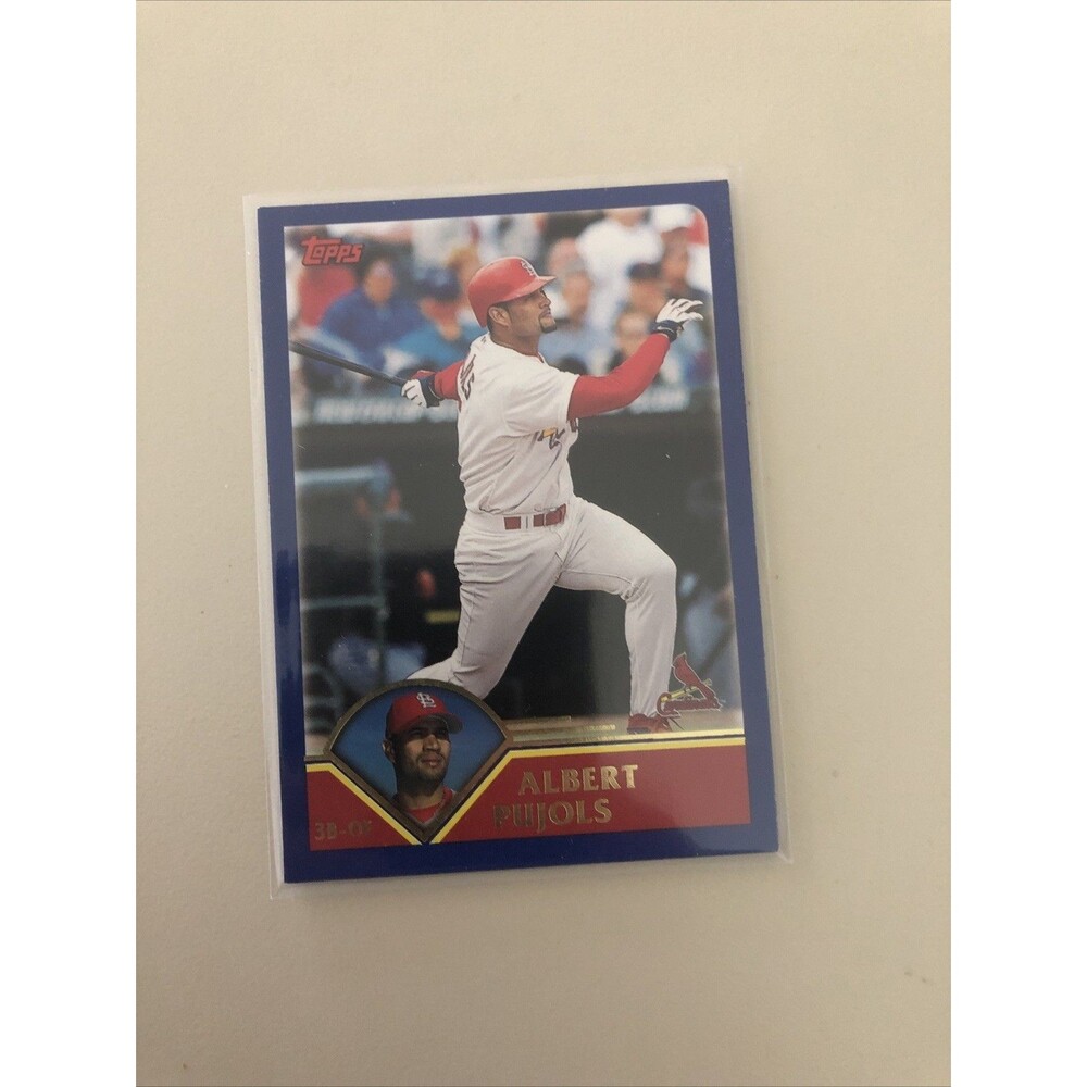 Albert Pujols Topps 2003 Baseball Card MLB St. Louis Cardinals